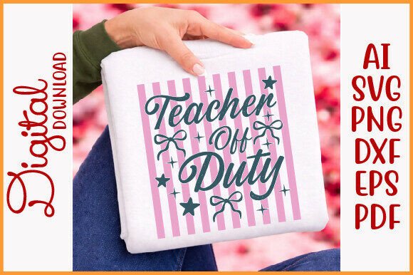 Last Day of School PNG, Teacher of Duty
