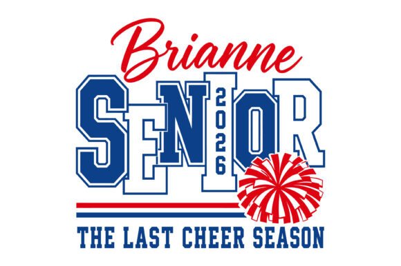 Senior Cheer Season SVG Graphics for T-Shirt Designs