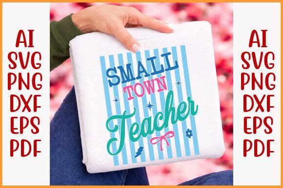 Small Town Teacher PNG, Coquette Bow PNG