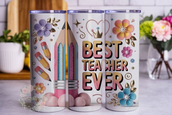 Teacher Appreciation Floral Design PNG