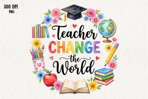 Teacher Appreciation Png Bundle: Graphics for Real Publishing