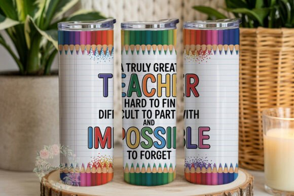 Teacher Appreciation Tumbler Wrap PNG Review for Real Projects