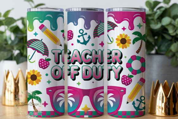 Teacher Off Duty Summer Tumbler Wrap Review
